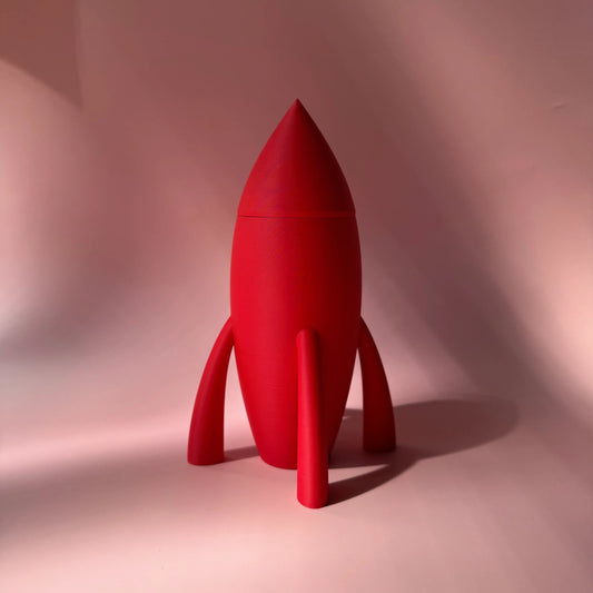 Rote Stiftebox Rudi Rakete 