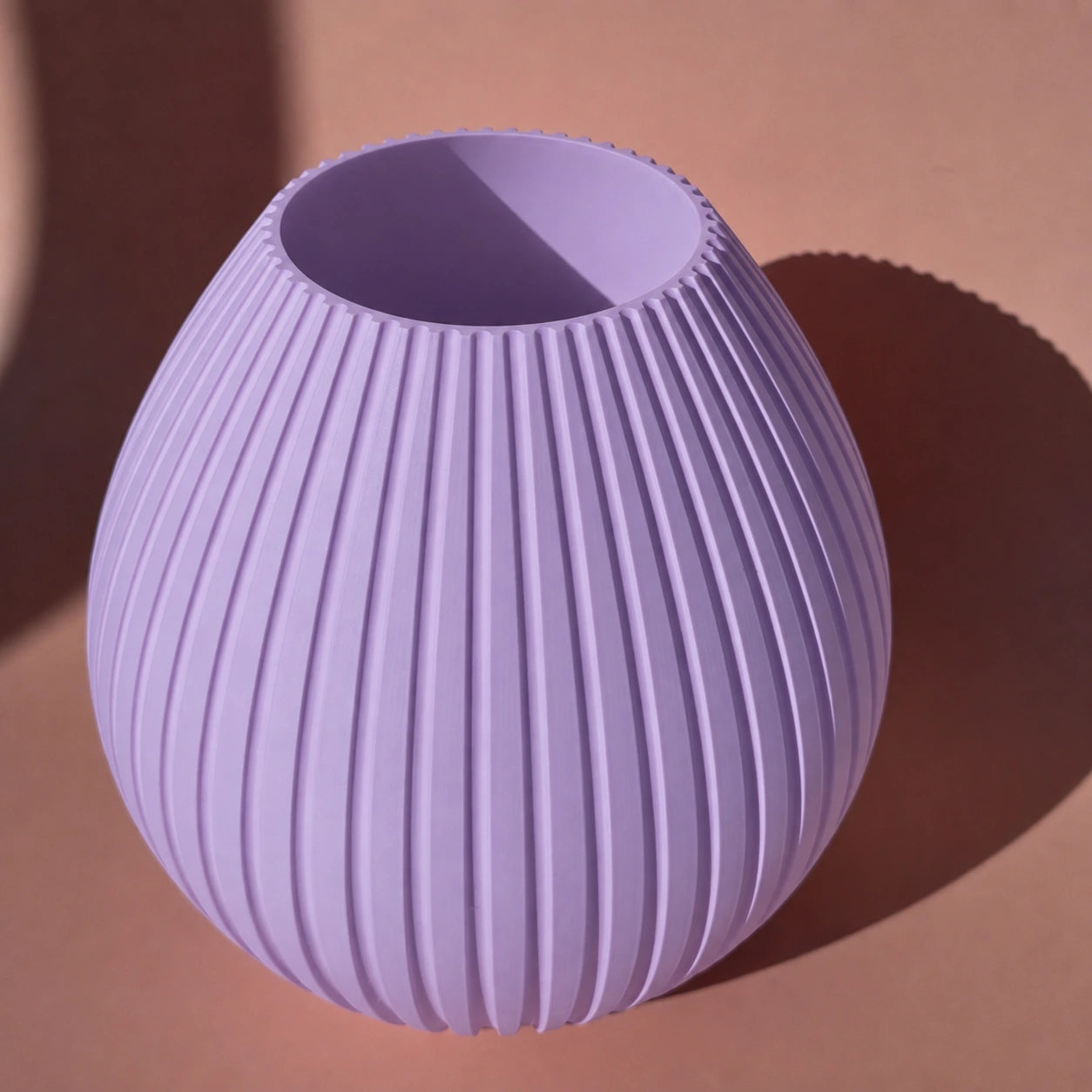 Lilane 3D Druck Vase Liv mit runder Form und Rillen